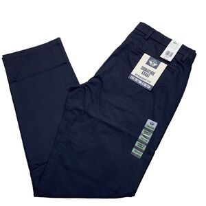 Dockers Signature Khaki Lux Cotton Stretch Men's Straight Flat Front Pant 36x34